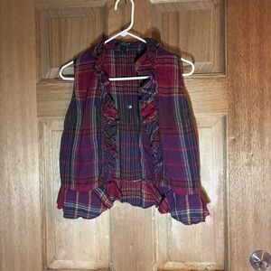 Lauren Ralph Lauren women’s pink and Blue vest size‎ PM